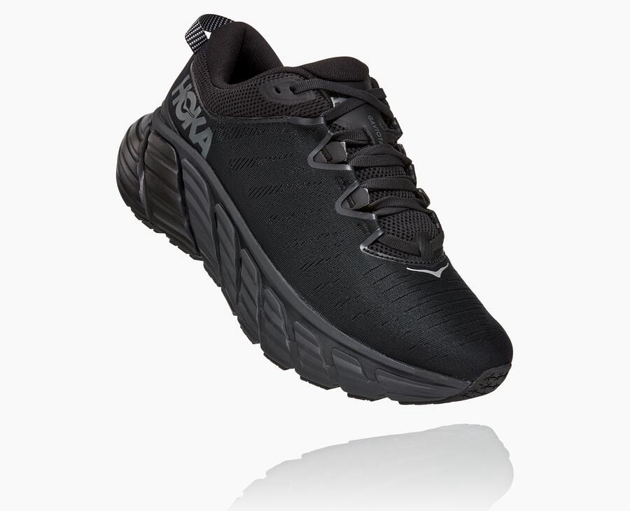 Tenis Hoka One One Hombre Negros - Gaviota 3 - BQYF67158